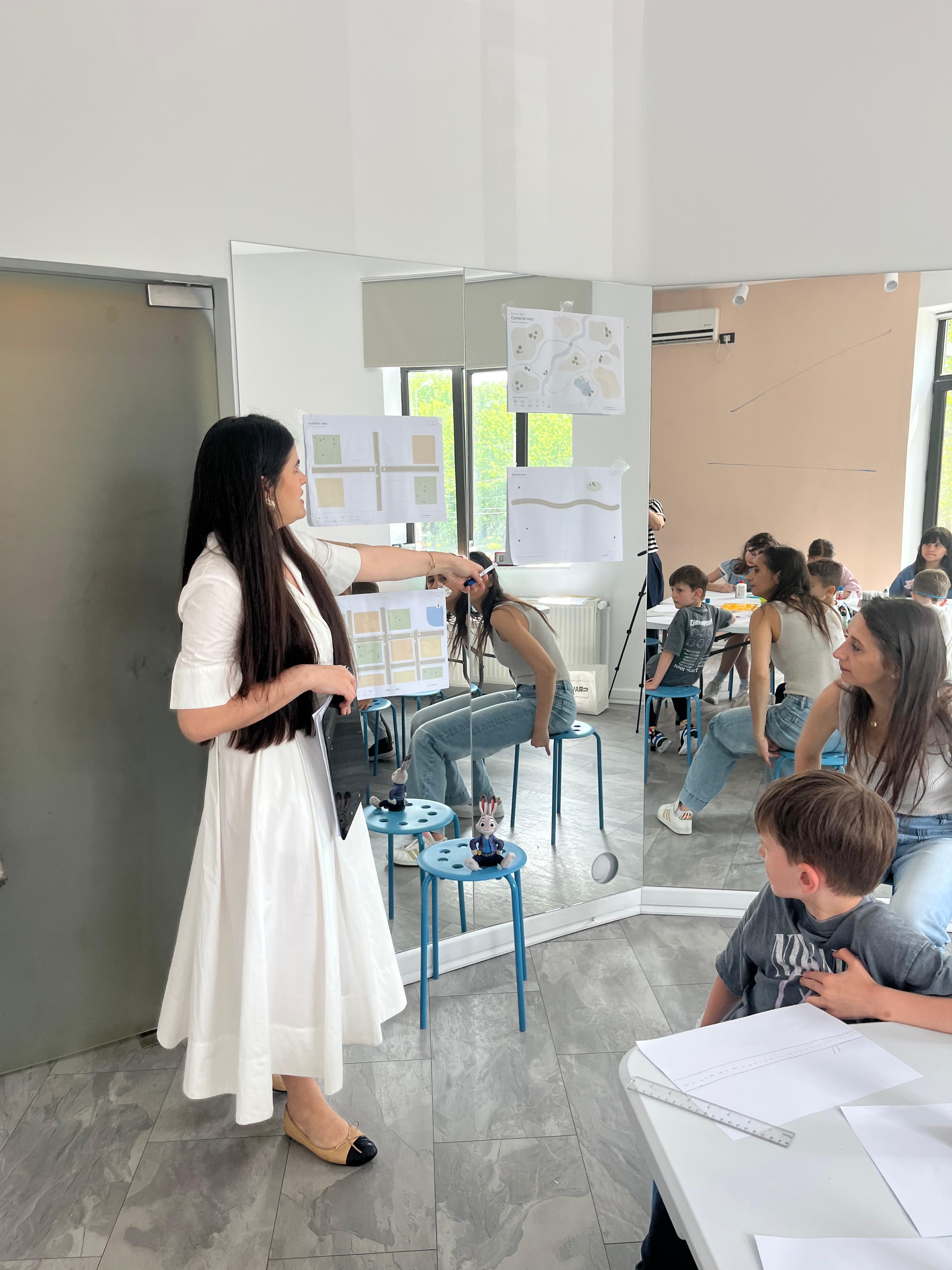 Materialele pregătite pentru un pop-up — flatlay